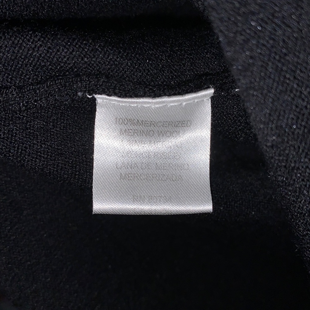 BCBGMaxAzria Black Wool Dress with Ribbed Detail - Picture 4 of 7